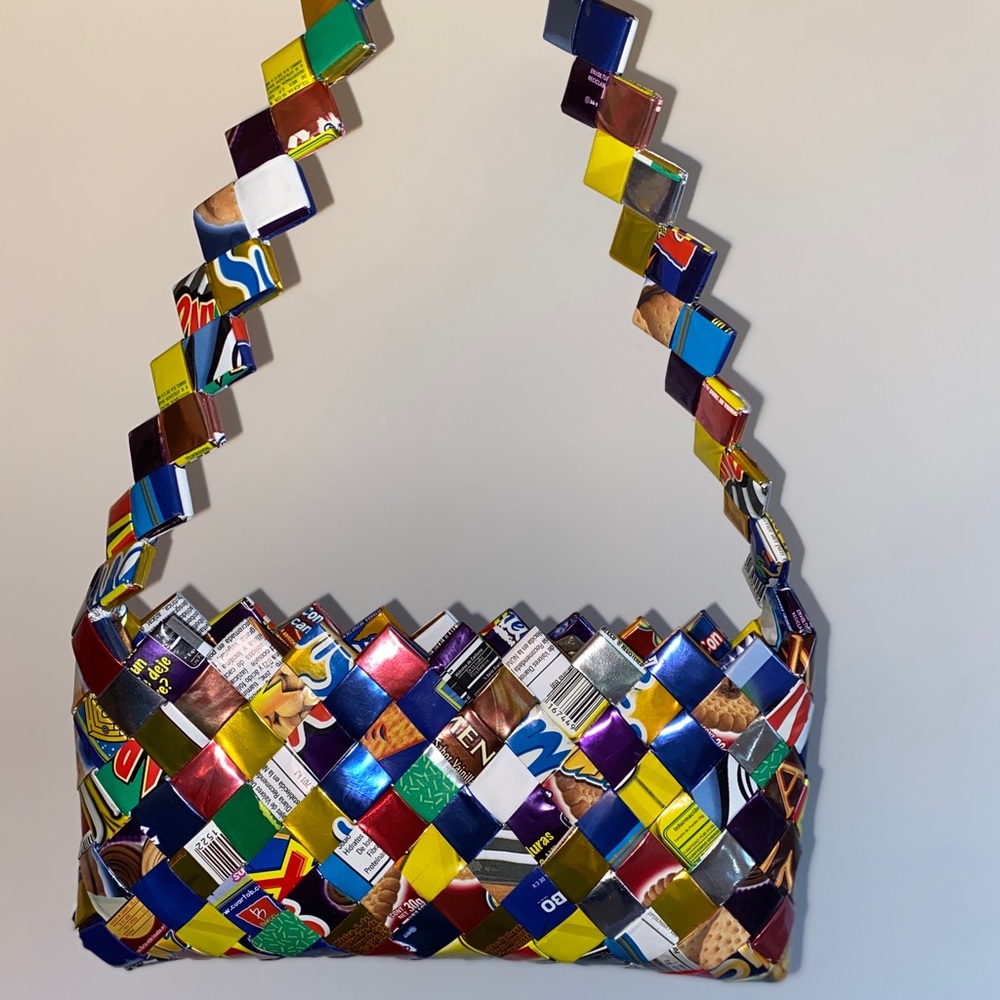 Candy wrapper purse